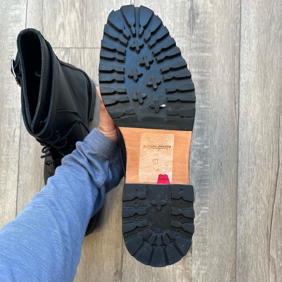 NWOT Rachel Comey Dame Leather Combat Boots with Strap - Picture 13 of 13